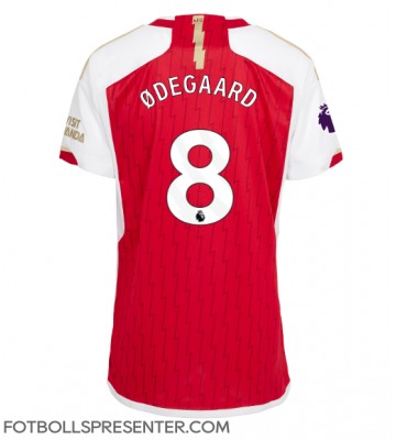Arsenal Martin Odegaard #8 Hemma Matchtröja Dam 2023-24 Kortärmad